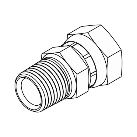 Hydraulic Fitting-Steel02MP-02FPX